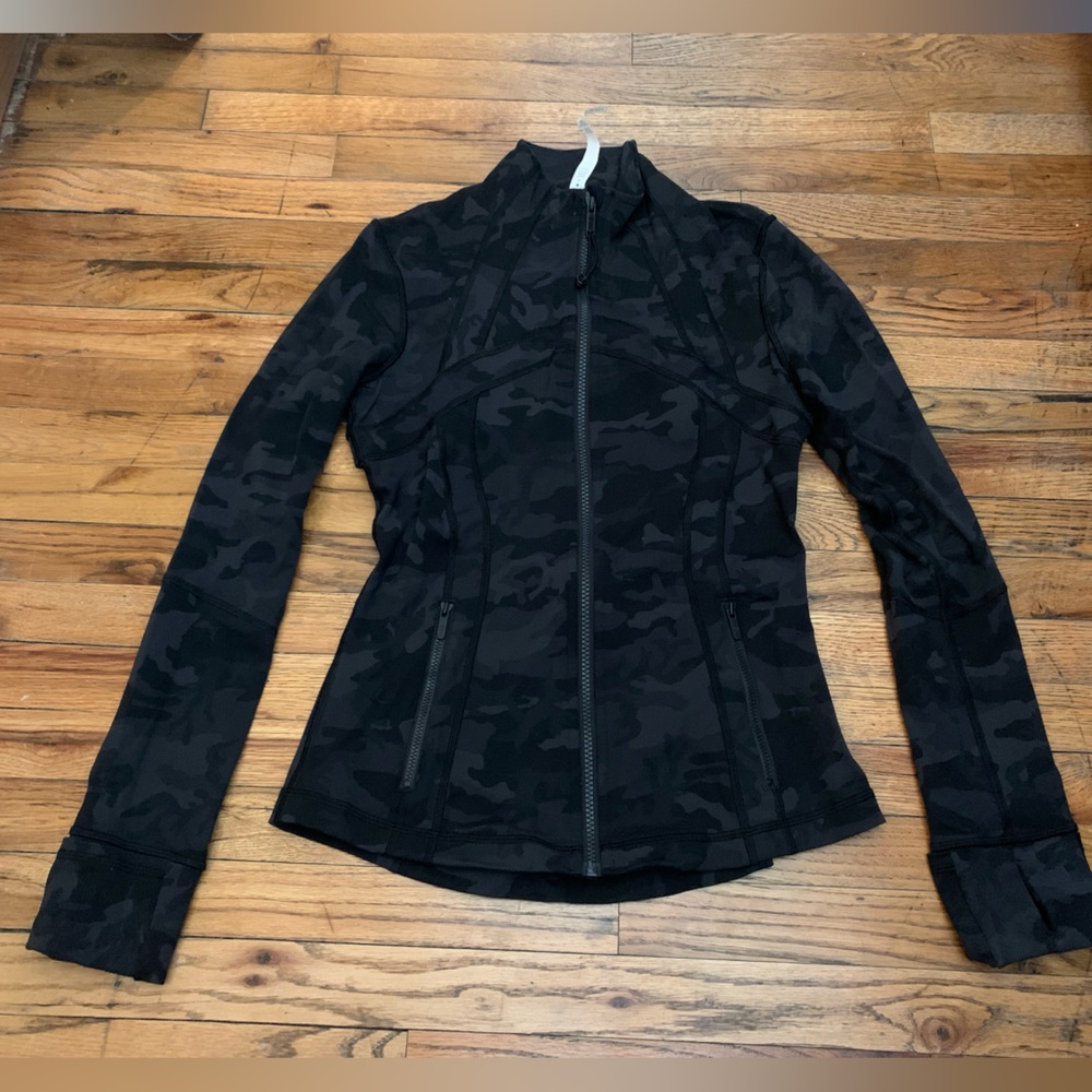 Lululemon Define Jacket Incognito Camo Multi Grey Size 6